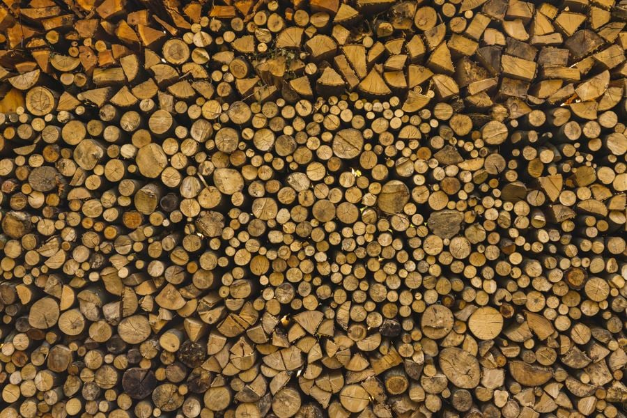 Bulk industrial wood supply